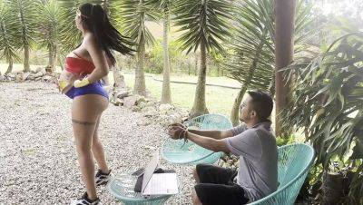 Pregnant Wonder Woman Fucks Villain Hard - Big Booty Latina MelaniRincon Creampie - xxxfiles.com