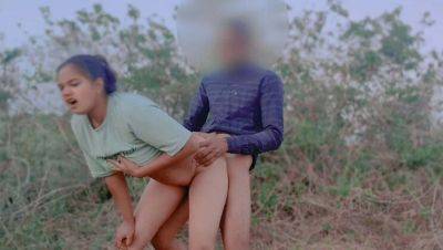 Hot Indian College Couple Hard Anal Sex in Jungle - Tight Pussy Fucked Deep - xxxfiles.com - India