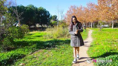 Hot Latina Allison Sweet sucks and rides big Iberian cock in public - veryfreeporn.com