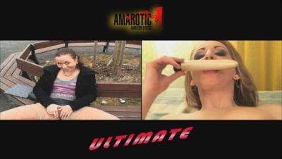 Ultimate Public Sex with Blonde & Brunette - Big Natural Tits & Cumshot - porntry.com