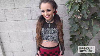 Holly Hendrix - Alaina Kristar - Bryan Gozzling - Goth Latina Holly Hendrix Takes Rough Anal & Sloppy Blowjob in Wild 4K Scene - porntry.com