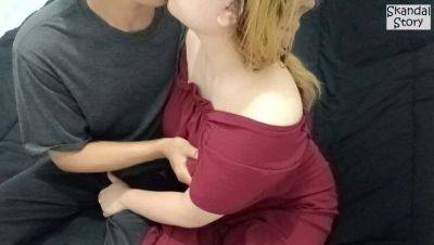 Sexy BBW Asian Stepmom in Red Shirt Fucks Step Son - Homemade Indonesian Hijab Porn - veryfreeporn.com - Japan - Indonesia