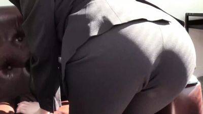 Office Boss Sara Haneda Gets Facial & Cumshot in Standing Fuck - Low Angle Panty Flash - veryfreeporn.com