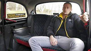 Kathy Anderson - Female Fake Taxi Blonde MILF with Great Natural Boobs Rides a Younger Guy until he Cums on her Pussy - ah-me.com