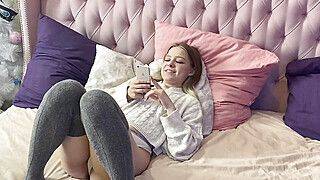 I’m tired after work, my stepsister tired after school. Relaxing until the parents returned - ah-me.com