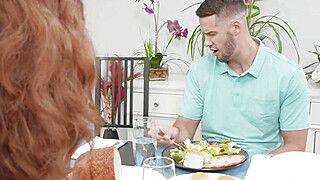 BRAZZERS - Curvy Redhead Natasha Nice Sneakily Seduces Her Sister's Boyfriend To Fuck Her Pussy - ah-me.com