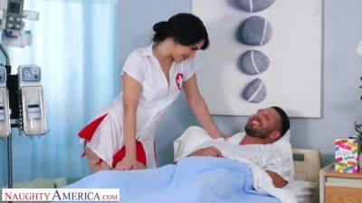 Nurse Valentina Takes Extra Care Of Her Patient With Valentina Nappi - hotmovs.com