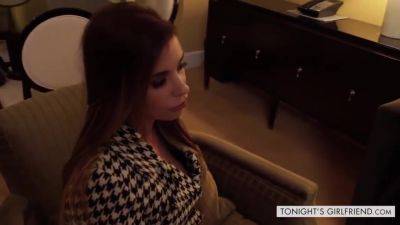 Slim Babe In Stockings Porn Video With Devyn Cole - hotmovs.com