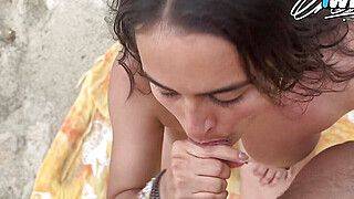 Hot couple having sex on public beach nudist - ah-me.com