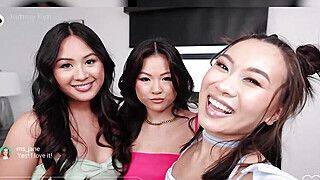 Asian girlfriends finishing party on a dick in fourway - ah-me.com