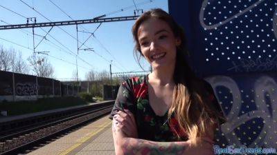 Inked Eurobabe Pulled And Fucked Before Blowing Dick In Pov - txxx.com