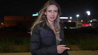 Hooked up with a tinder STRANGER, fucked him in public and let him give me a CREAMPIE - Hope Heaven - ah-me.com