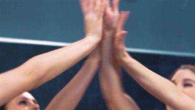 Scarlett Sage - Girlsway - petite blonde Face Fucks & licks asshole her hot phat ass white girl red haired nurse after being taken care of - sexu.com