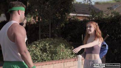 I am bended over the tennis net and pussy licked by my coach - hotmovs.com