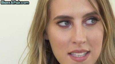 Lingerie babe cuntfucked in bi 3some - hotmovs.com