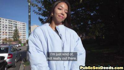 POV pulled skinny amateur fucked outdoor - hotmovs.com