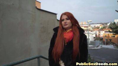 Pickedup ginger slut fucked for money - hotmovs.com