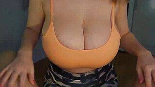 BUSTY Coach Showed her best Exercise for BIG TITS - ah-me.com