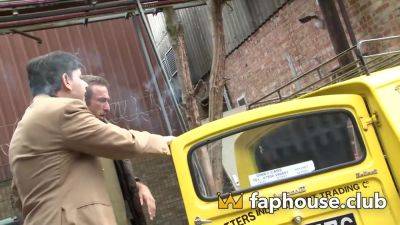 Blonde honey joins three-way with cop in super-naughty hookup swap - hotmovs.com