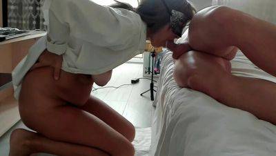 Hot MILF Ladyloveyoung60 Gives Intense Morning Deepthroat Blowjob - veryfreeporn.com - Russia