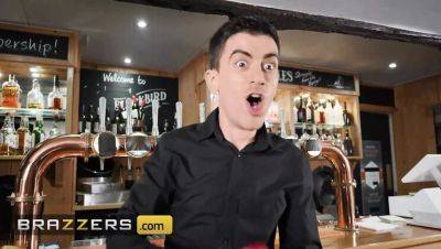 Zoe Grey Squirts Hard on Bartender's Big Cock - Brazzers Bar Fuck - porntry.com