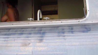 Stepdaughter Shower Peeping Tom, Finger-fucking Solo Masturbation Tattoes - hotmovs.com