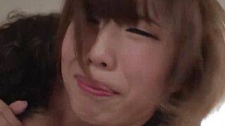 Cosplaying mummy Seira Matsuoka with clean-shaven Asian pussy, taunts this stud and plays with him - ah-me.com - Japan