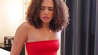 Crystal Clark - Willow Ryder - Ebony stepdaughter fingering her stepmom - ah-me.com