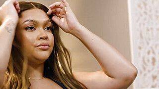 Siri Dahl - Ashlyn Peaks - Siri - I lure my roomie in with my fap session - ah-me.com