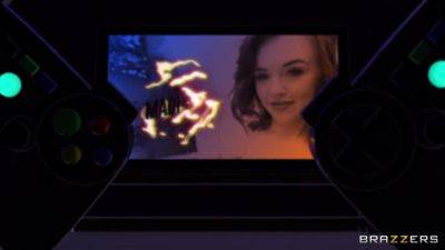 Gamer Girl Threesome Action With Van Wylde, Jeni Angel, Madi Collins - Brazzers - hotmovs.com