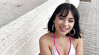 Aria Valencia - GOTFILLED - Hot Little Slut Aria is Back For Some More Filling - ah-me.com