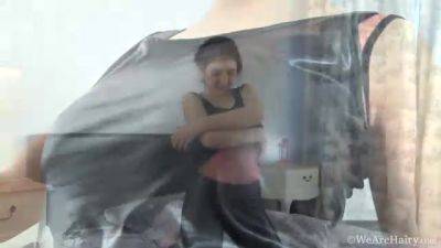 Pavla strips naked but has a secret paddle nearby - WeAreHairy - hotmovs.com