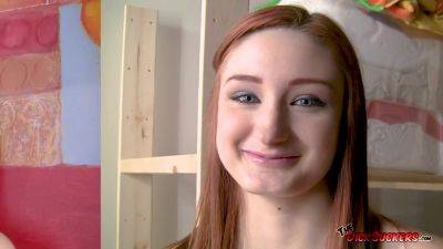 Red Head Teen, Deepthroat Queen! Starring Violet Monroe - FinishesTheJob - hotmovs.com