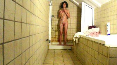 Got Out Of Bed Very Horny, So While She Showered, She Masturbated With Her Her S With Ariel Ortiz - desi-porntube.com - India