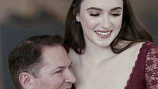 Hazel Moore - John Strong - Would you like stepdaddy to teach you? - ah-me.com