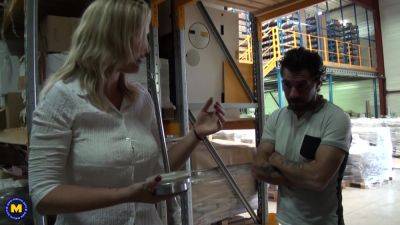 Tall Milf Melany Paris Is In For A Hard Anal Session In The Warehouse She Works At - MatureNl - hotmovs.com - France