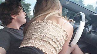 Macy Meadows - Hot Petite Amateur Fucking In Tesla While Moving - Macy Meadows - ah-me.com