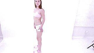 New Girl gets tops cock with tiny pussy Teen Auditions - ah-me.com