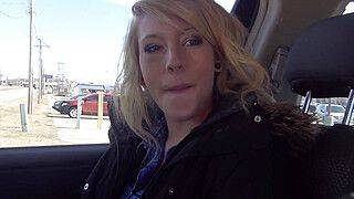 Picking Up A Hot Girl From The Mall Then Naked In The Car And Masturbating While Driving - ah-me.com