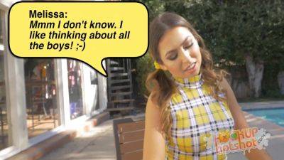 Innocent Slut Melissa Moore Is Fucked In All Her Holes By HookUp! - sexu.com