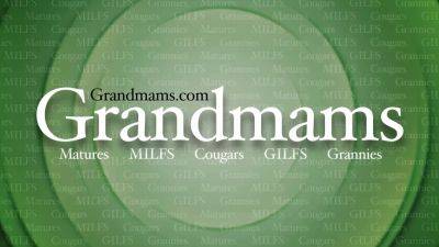 BBW Granny playing with Her Big Titties and Hairy Pussy at GrandMams - sexu.com