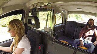 Stacey Saran - Female Fake Taxi - Fucking on their way to SEX ADDICTION therapy - ah-me.com