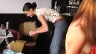 Horny German redhead takes two huge cocks in hardcore threesome - porntry.com - Germany