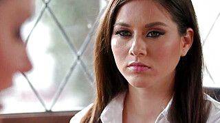 Shyla Jennings - India Summer - Brunette seduced lesbian milf principal - ah-me.com