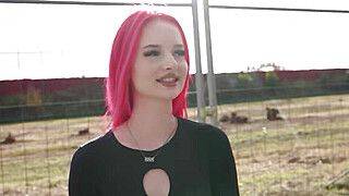 GERMAN SCOUT - Skinny Redhead Casting - ah-me.com - Germany