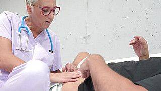 MILF BUSTY NURSE MAKE HER PATIENT ALL BETTER WITH FUCK AND PISS IN ASS... - ah-me.com