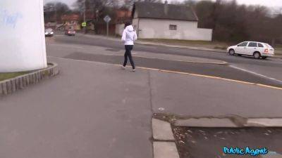 Publicagent - teen college beauty with narrow small figure experiences her very first meaty cock in motel room - sexu.com