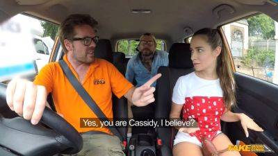 She has a perfect round arse that looks too great to reject in a thing - fake driving school - sexu.com