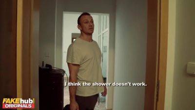 Mary Rock - Charlie Red - Mary Rock, Charlie Red And Red Mary In Fake Porn Shoot Lucky Handyman Fucks Pornstars - hotmovs.com