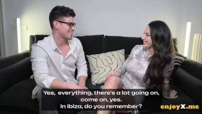 Jason Carrera - Hot Spanish babe Medusa fucks Jason Carrera in the kitchen - big tits, blowjob, and doggystyle action! - xxxfiles.com - Spain